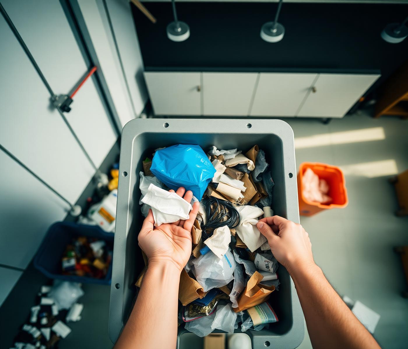 Sorting recyclables